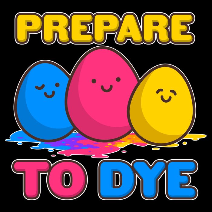 Funny Easter Prepare To Dye USA-Made Doggie Bandana
