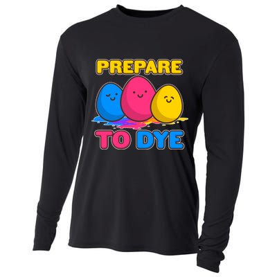 Funny Easter Prepare To Dye Cooling Performance Long Sleeve Crew