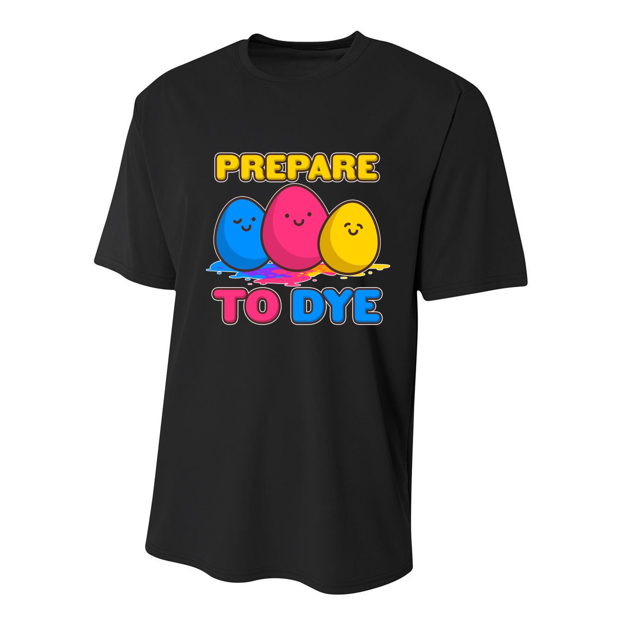 Funny Easter Prepare To Dye Youth Performance Sprint T-Shirt