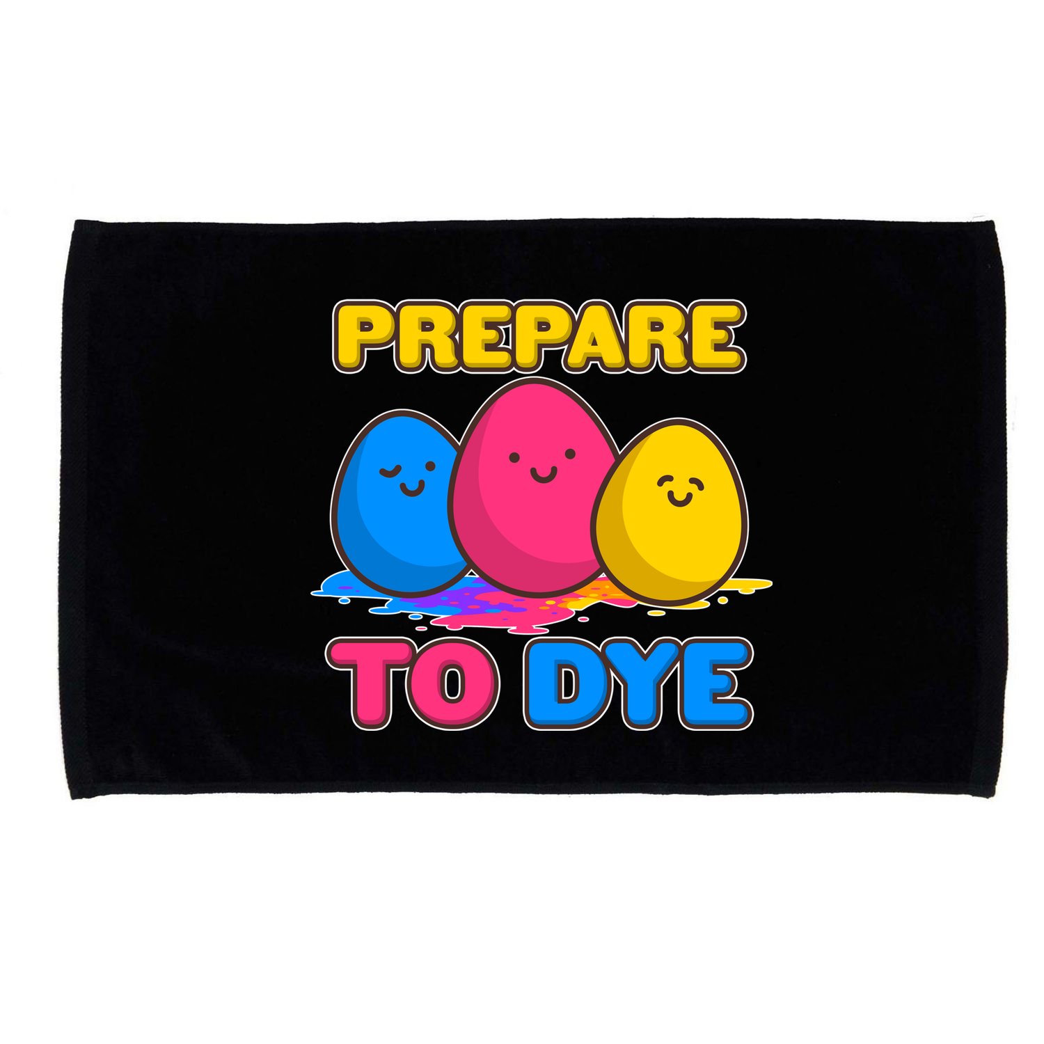 Funny Easter Prepare To Dye Microfiber Hand Towel