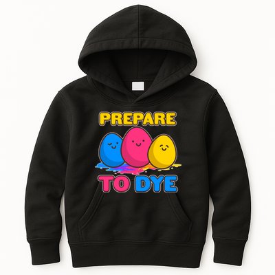 Funny Easter Prepare To Dye Kids Hoodie