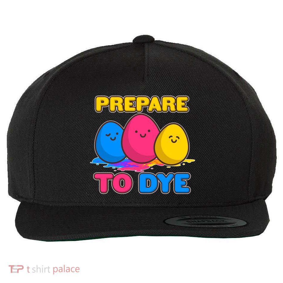 Funny Easter Prepare To Dye Wool Snapback Cap