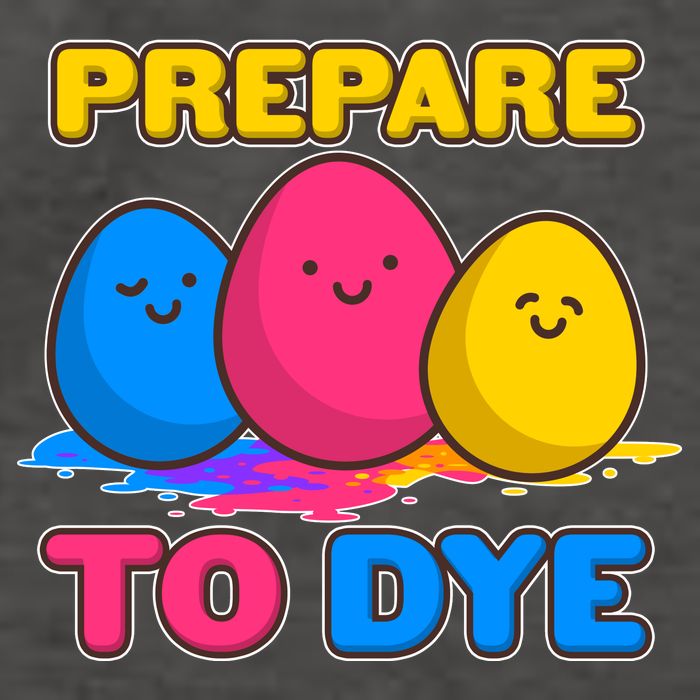 Funny Easter Prepare To Dye Vector Backpack