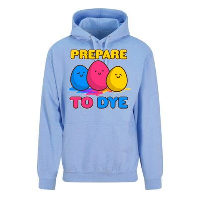 Funny Easter Prepare To Dye Unisex Surf Hoodie