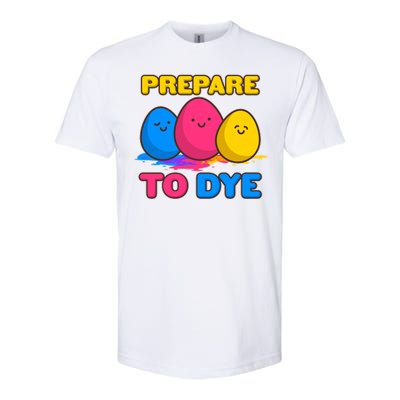 Funny Easter Prepare To Dye Softstyle® CVC T-Shirt