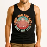 Funny Eef You See Kay Why Oh You Sloth Tank Top