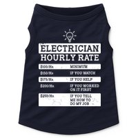 Funny Electrician Hourly Rate List Doggie Tank