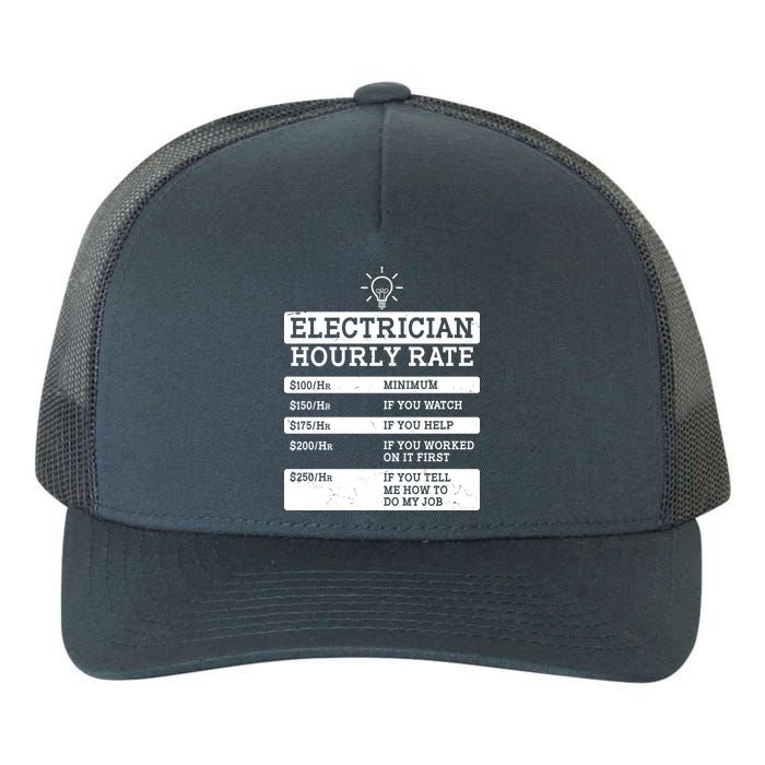 Funny Electrician Hourly Rate List Yupoong Adult 5-Panel Trucker Hat