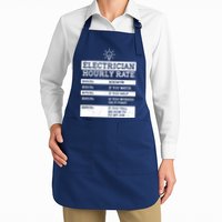 Funny Electrician Hourly Rate List Apron