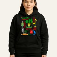 Funny Elf Santa Knows Him Christmas Hoodie