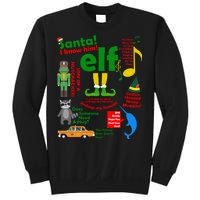 Funny Elf Santa Knows Him Christmas Sweatshirt