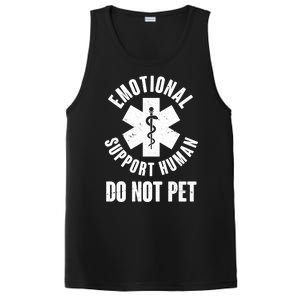 Funny Emotional Support Human Do No Pet PosiCharge Competitor Tank