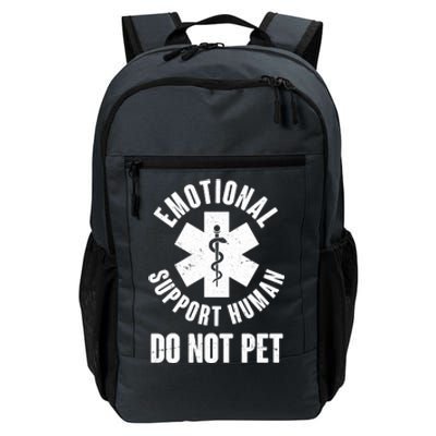 Funny Emotional Support Human Do No Pet Daily Commute Backpack