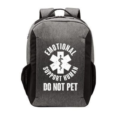 Funny Emotional Support Human Do No Pet Vector Backpack