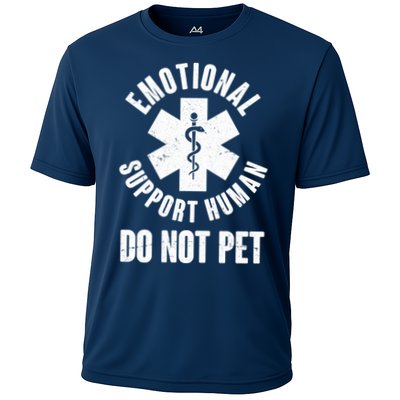 Funny Emotional Support Human Do No Pet Performance Shirt
