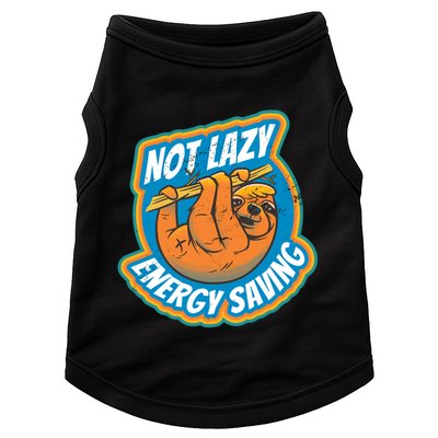Funny Energy Saving Sloth Doggie Tank