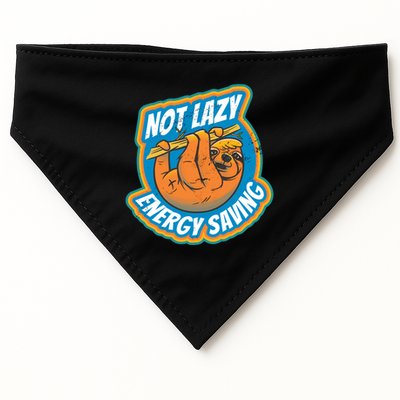 Funny Energy Saving Sloth USA-Made Doggie Bandana