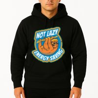 Funny Energy Saving Sloth Hoodie