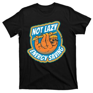 Funny Energy Saving Sloth T-Shirt