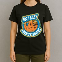 Funny Energy Saving Sloth T-Shirt