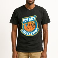 Funny Energy Saving Sloth Tall T-Shirt