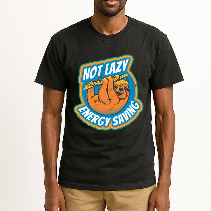 Funny Energy Saving Sloth Tall T-Shirt