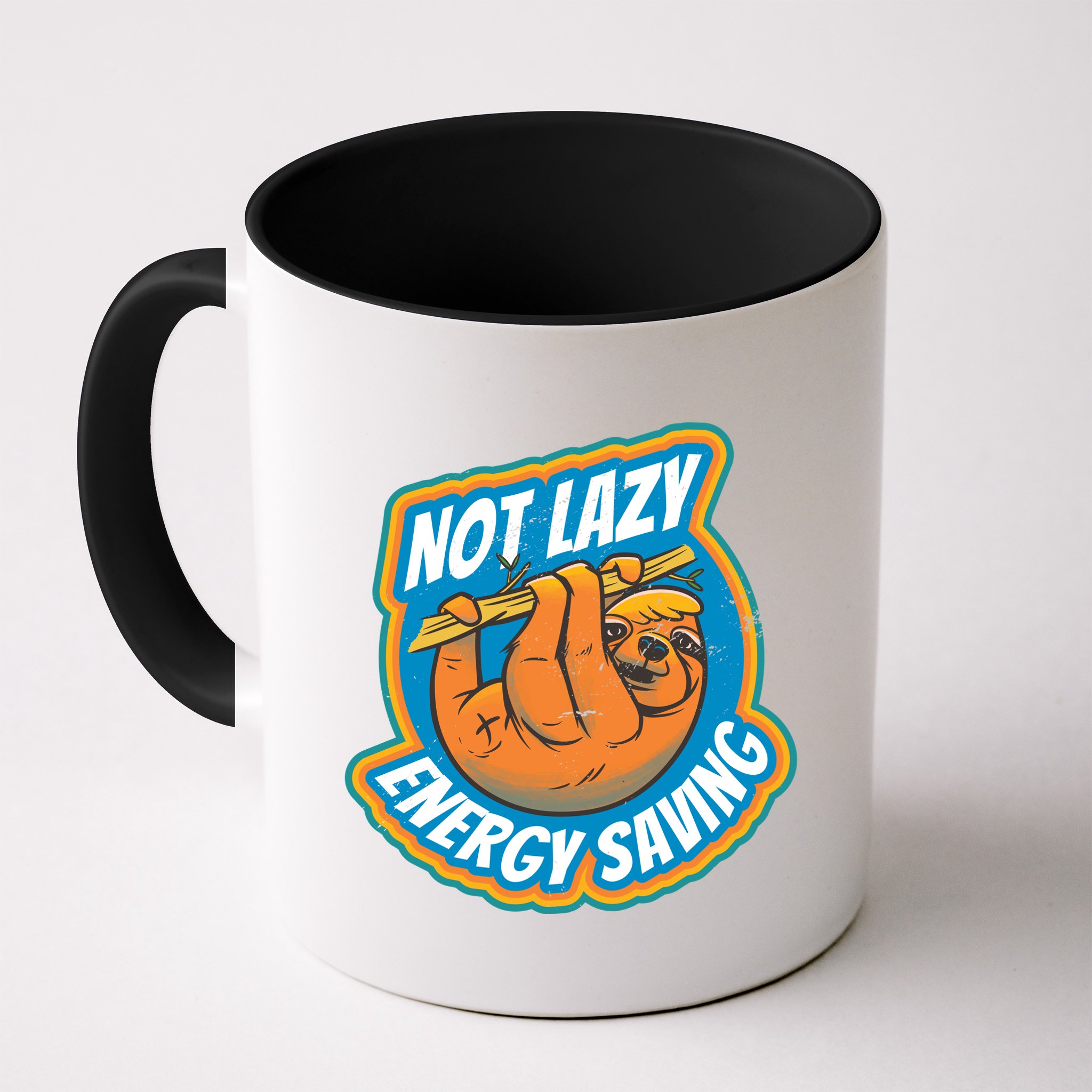 Funny Energy Saving Sloth Mug