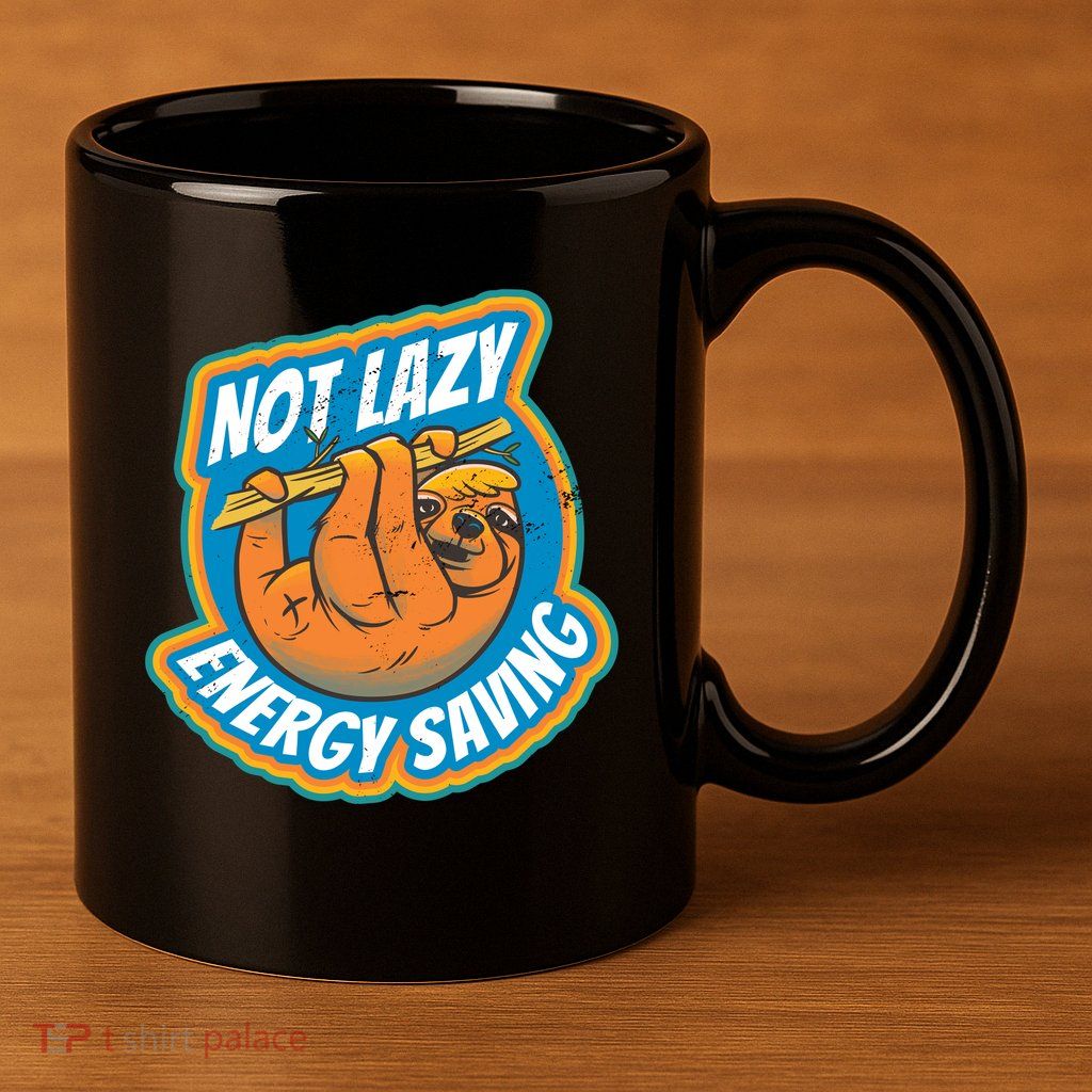 Funny Energy Saving Sloth 11oz C Handle Ceramic Mug