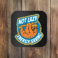 Funny Energy Saving Sloth Coaster