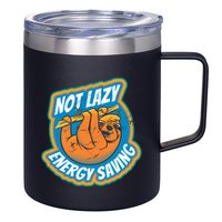 Funny Energy Saving Sloth 12oz Stainless Steel Coffee Mug