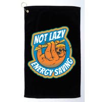 Funny Energy Saving Sloth Golf Towel