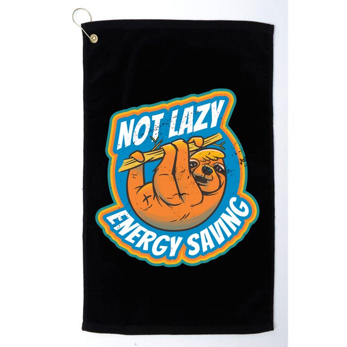 Funny Energy Saving Sloth Golf Towel