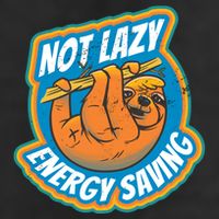Funny Energy Saving Sloth Golf Towel
