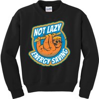 Funny Energy Saving Sloth Kids Sweatshirt