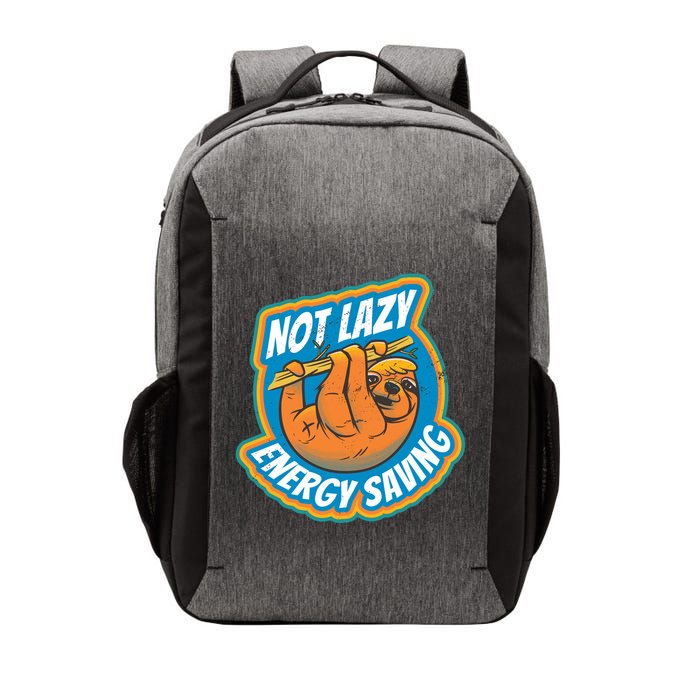 Funny Energy Saving Sloth Vector Backpack