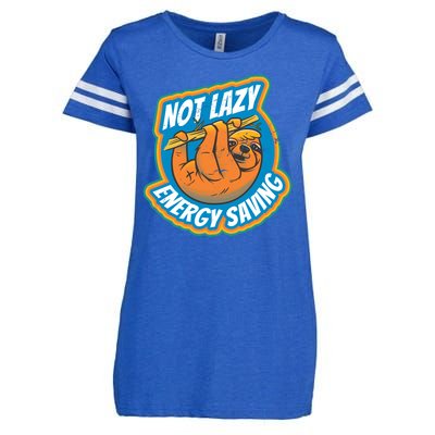 Funny Energy Saving Sloth Enza Ladies Jersey Football T-Shirt