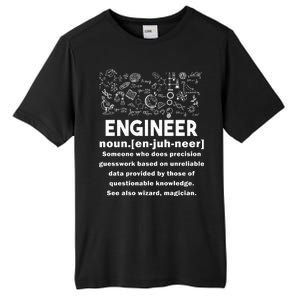 Funny Engineer Meaning Tall Fusion ChromaSoft Performance T-Shirt