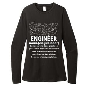 Funny Engineer Meaning Womens CVC Long Sleeve Shirt