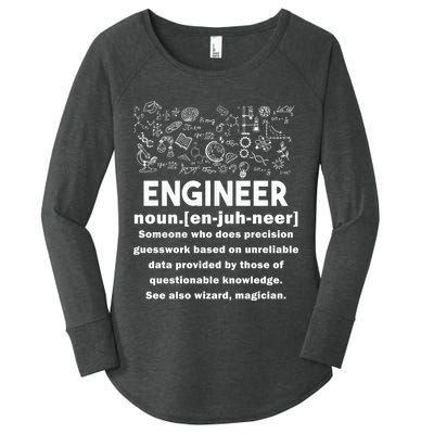 Funny Engineer Meaning Women's Perfect Tri Tunic Long Sleeve Shirt
