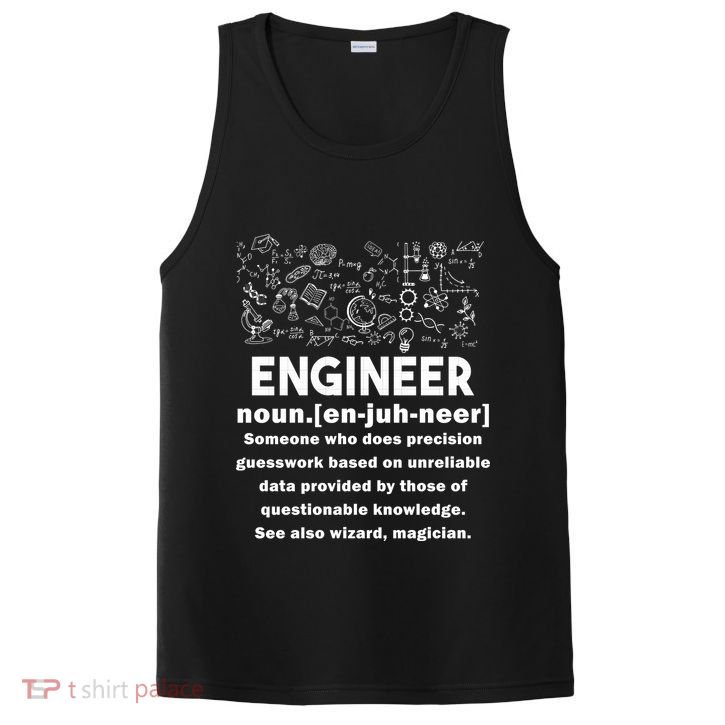 Funny Engineer Meaning PosiCharge Competitor Tank