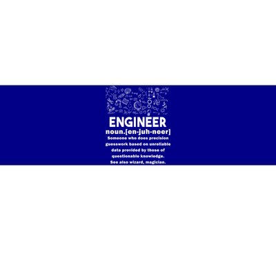 Funny Engineer Meaning Bumper Sticker