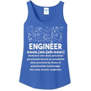 Funny Engineer Meaning Ladies Essential Tank