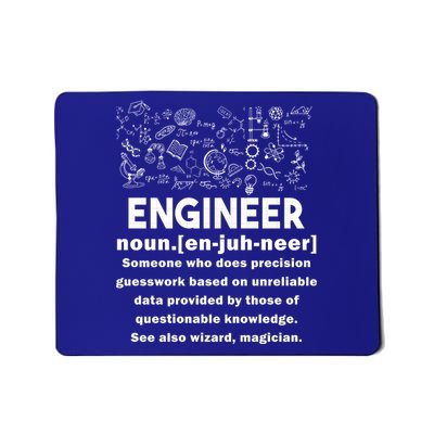 Funny Engineer Meaning Mousepad