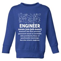 Funny Engineer Meaning Toddler Sweatshirt