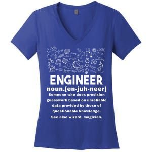 Funny Engineer Meaning Women's V-Neck T-Shirt