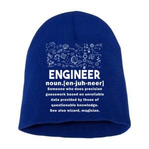 Funny Engineer Meaning Short Acrylic Beanie