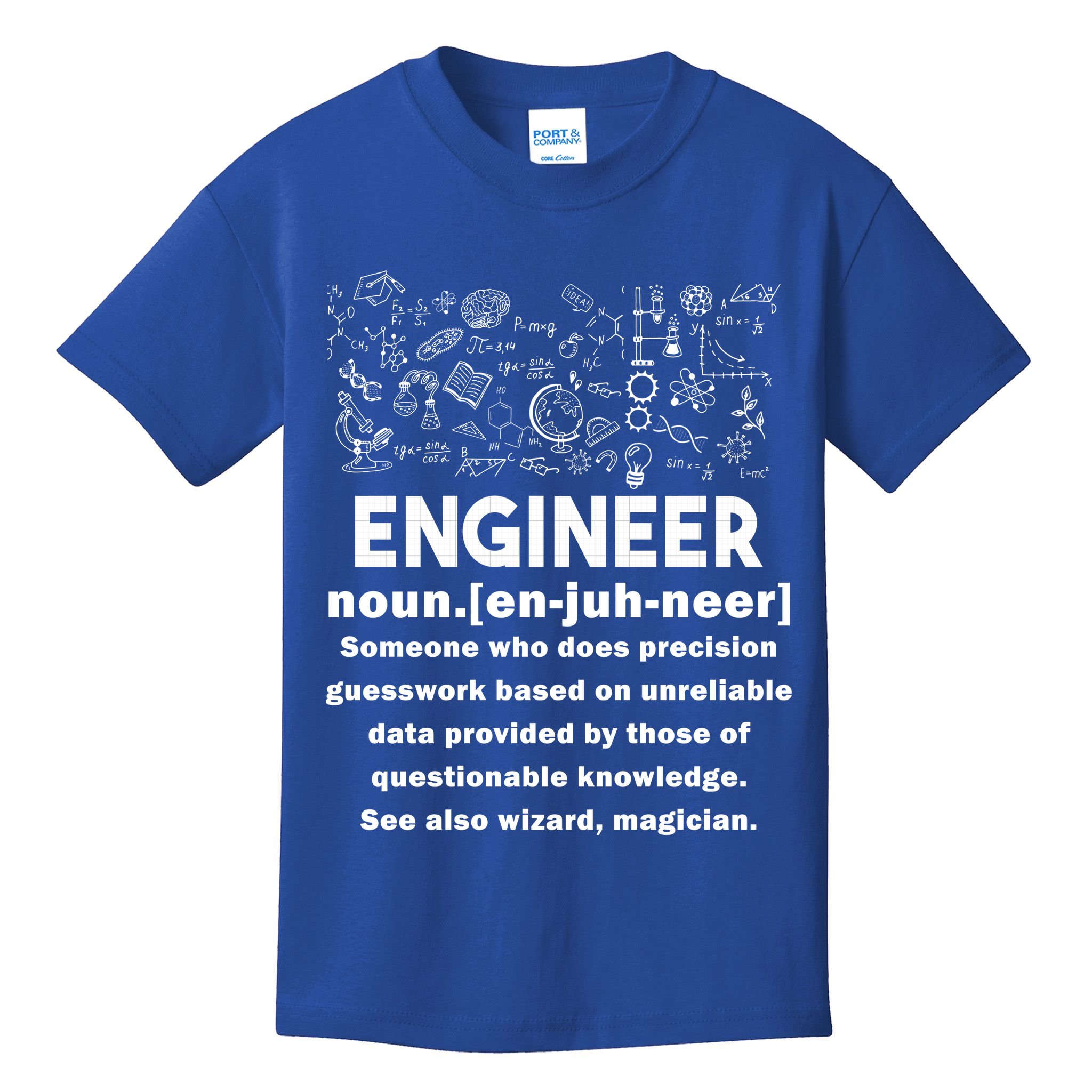 Funny Engineer Meaning Kids T-Shirt