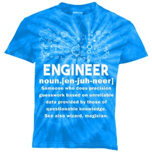 Funny Engineer Meaning Kids Tie-Dye T-Shirt