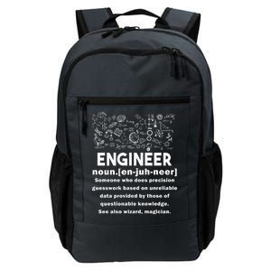 Funny Engineer Meaning Daily Commute Backpack