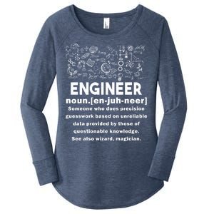 Funny Engineer Meaning Women's Perfect Tri Tunic Long Sleeve Shirt